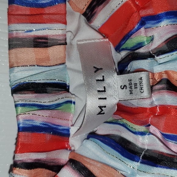 Milly Off The Shoulder Striped Top Size Small - Picture 4 of 8